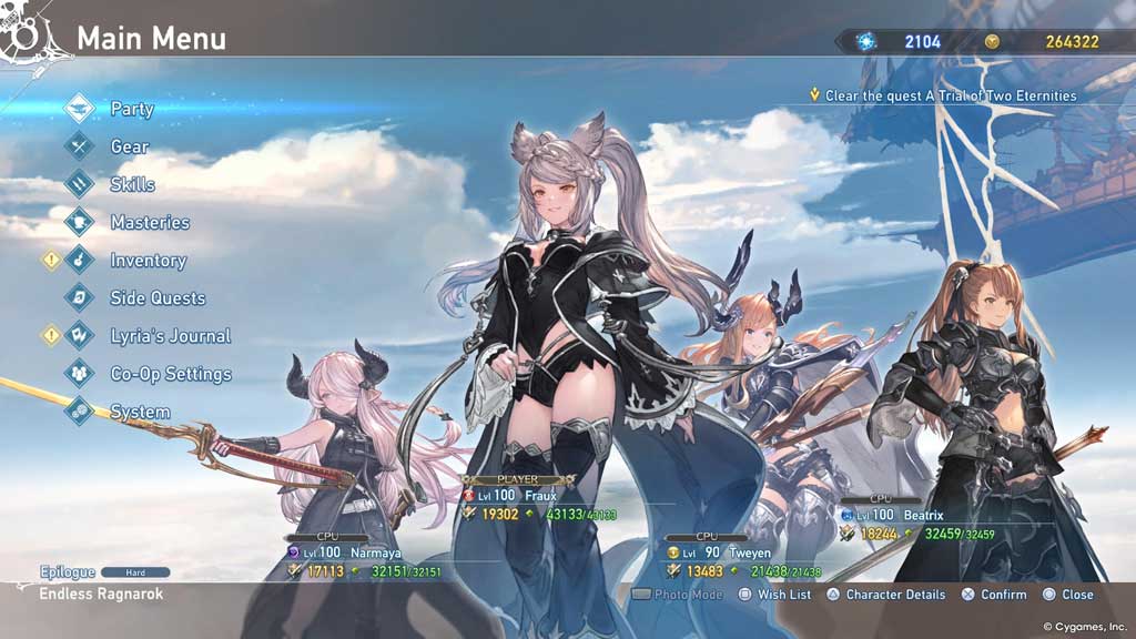 granblue fantasy: relink - endless ragnarok